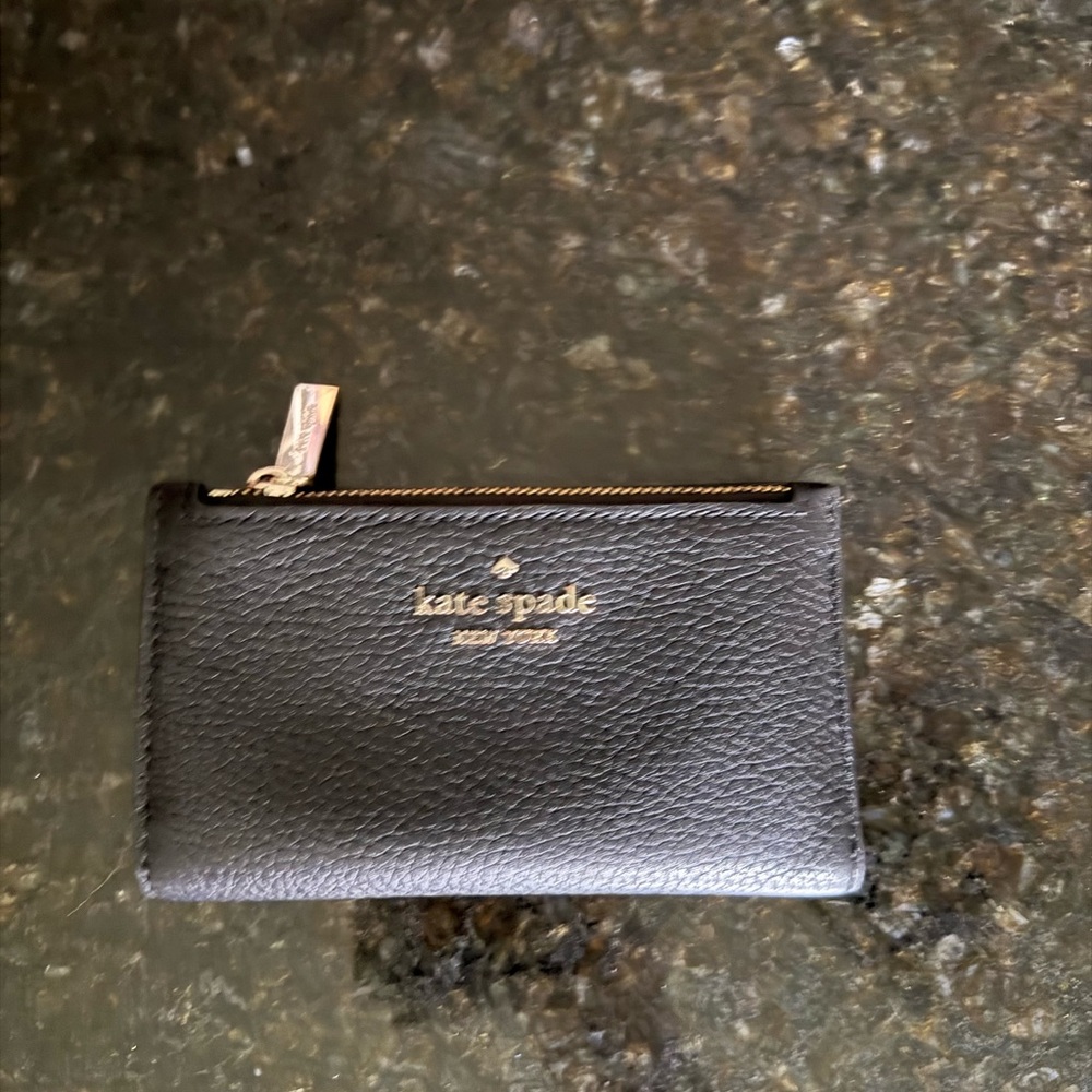 Kate Spade Black Textured Wallet